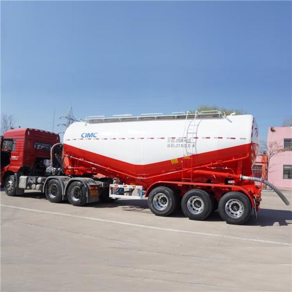 Buy cheap Tri Axle Lime Coal Powder 40CBM Pneumatic Tanker Trailer from wholesalers
