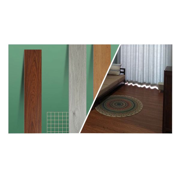 Waterproof Spc 5mm Rigid Core Vinyl Floating Floor 20mil Wear Layer Click Flooring Plank