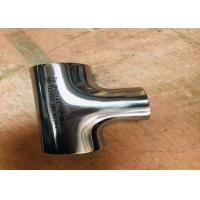Buy cheap Polished Sanitary Sch10s 304L Stainless Steel Pipe Tee product