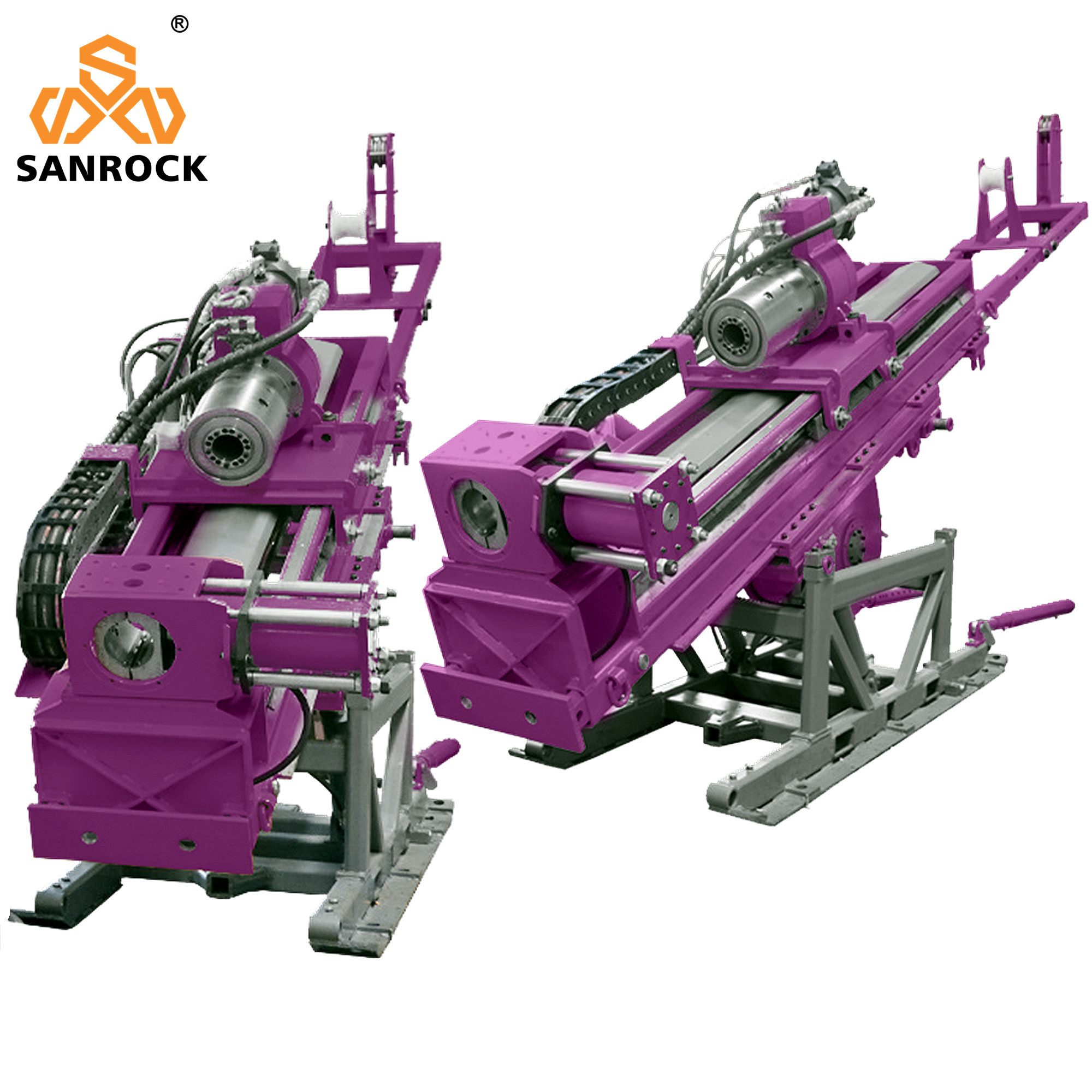 Hydraulic Core Drill Machine Tunnel Exploration 400m Mobile Core Drilling Rig For Sale