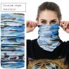 Buy cheap 100% Cotton Printed Seamless Customized Face Coverings from wholesalers