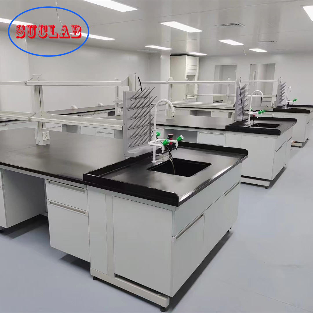 Best Price Alkali Resistant Standard Size Chemistry Lab Furnitures Lab Work Benches With Shelves