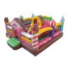 Buy cheap Customized Inflatable Candy Kids Blow Up House / Colorful Bounce House Combo from wholesalers