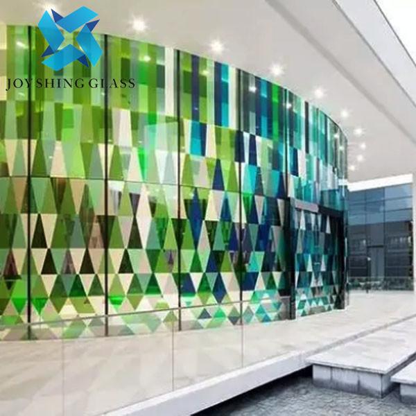 Quality Digital Printing Art Glass, Flat/Curved Building Decoration Glass for sale