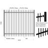 Buy cheap 3 Rails PVC Coated Black Garrison Fence Panels Hercules Tubular Steel Fence from wholesalers