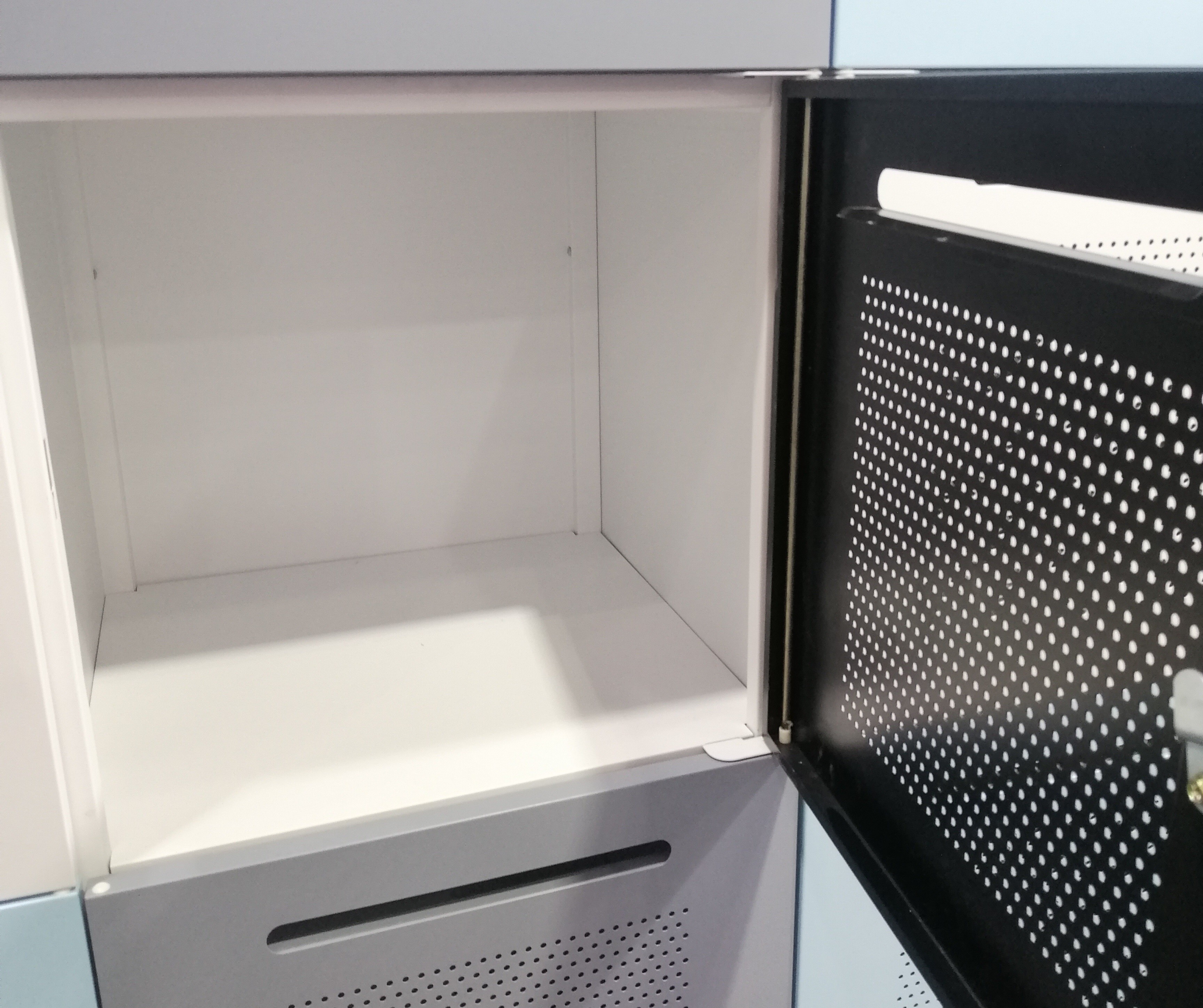 H1200*W900*D450mm Metal Office Mailboxes 4 Door Cabinet Powder Coating