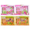 Buy cheap 17 " Little Girls Pretend Play Food Toys , Plastic Mini Play Kitchen Utensils 20 Pcs from wholesalers