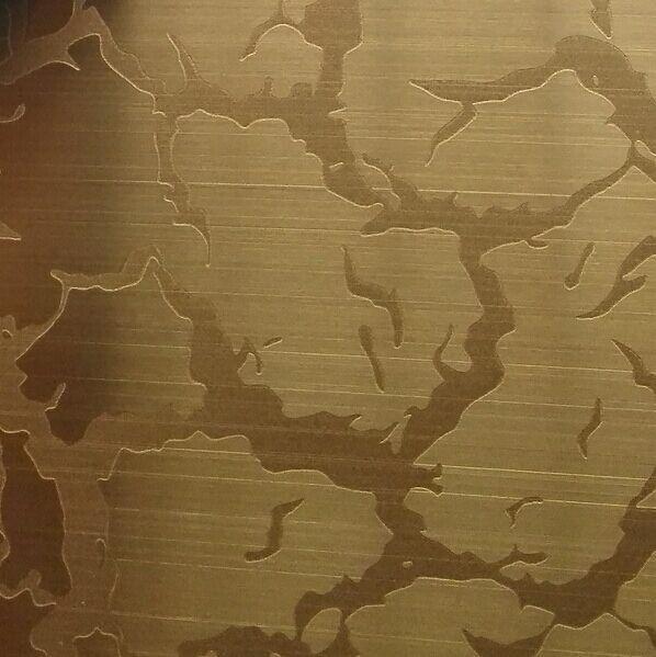 Buy cheap Middle East newest etched decoration stainless steel sheet for wall cladding contract project from wholesalers