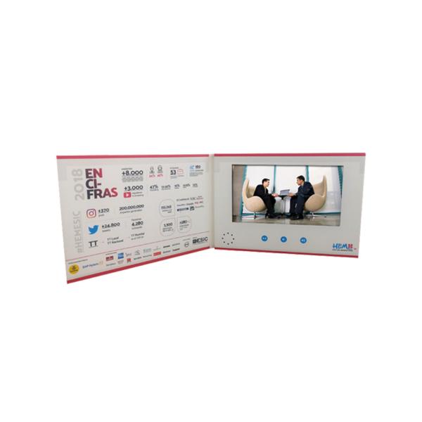 Buy cheap 1GB Memory LCD Video Business Cards 7inch 148×210mm thinkness from wholesalers