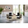 Buy cheap Leisure Golden Stainless Steel Velvet covered Dining Chair upholstered from wholesalers