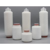 Buy cheap microporous PES Film 50um PP Pleated Filter Cartridge product