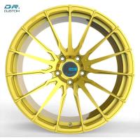 Buy cheap 22in One Piece Forged Wheels Custom Cap Bronze Gold Paint product