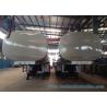 Buy cheap 45m3 304 2B Edible Grade Chemical Tank Trailer 3 Axle For Milk / Liquid Food from wholesalers