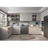 Buy cheap High End Cuisine Luxury Marble Floor Island White Full Modern Kitchen Cabinet from wholesalers