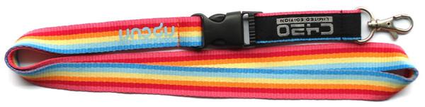 Buy cheap Color stripes polyester neck lanyards, striped polyester neck straps, good quality & price from wholesalers