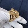 Buy cheap Hot Style Fashion Custom Fine Jewelry 18k Pure Gold Natural Diamonds PanthèRe De Car Tier Ring from wholesalers