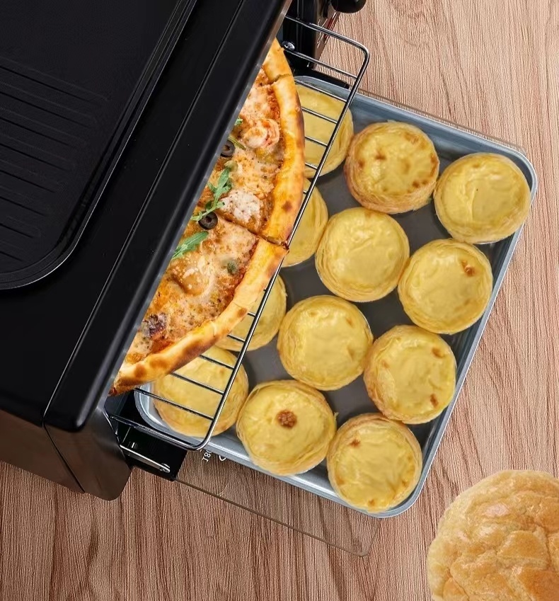 Electric Oven &amp; Coffee Machine &amp; Frying Pan - Multifunctional Breakfast Maker
