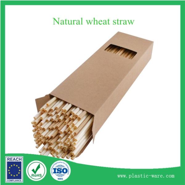 Supply Eco-friend natural wheat drinking straws in 13-30 cm earth's natural