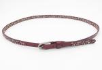 1.3cm Width Studded Waist Belt , Cool Studded Belts 95 - 125cm Length
