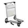 Buy cheap Customized Metal Airport Luggage Trolley Ground Passenger Baggage Airport Trolley 3 Wheel Cart from wholesalers