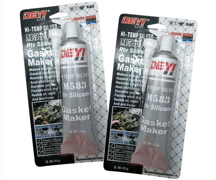 6g/Cm3 High Temperature Resistance Grey RTV Gasket Maker Silicone For Gap Filling