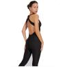 Buy cheap Senda Oem Odm Black Tight Breathable Yoga Jumpsuit Yoga Clothes Set from wholesalers