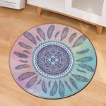 Football Basketball Bedroom Floor Carpets Round Table Chair Mat