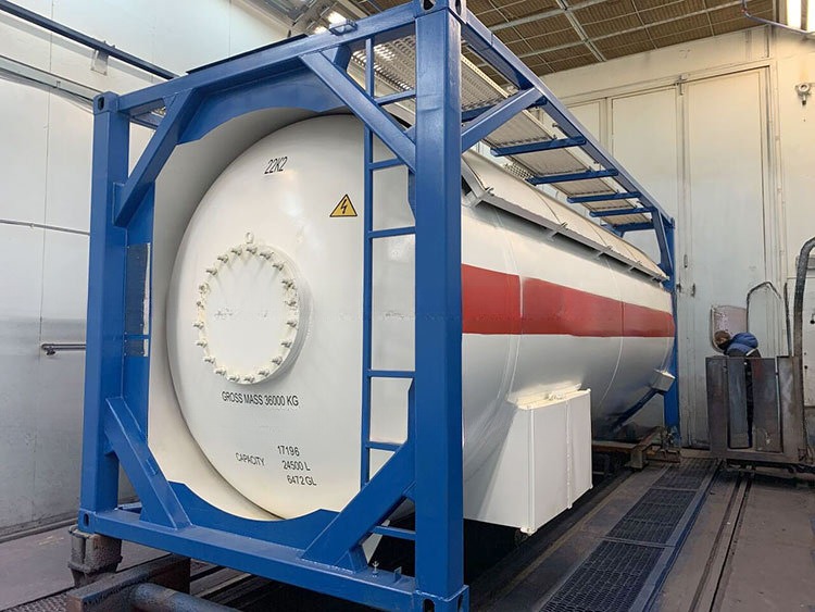 9 High Stacking T50 LPG Liquid Chlorine Gas 20ft ISO Tank Container 18/23.45Bar Pressure