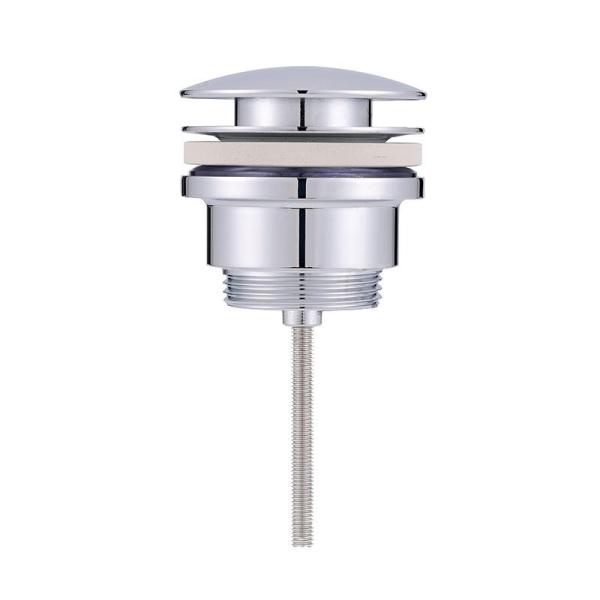 Buy cheap Unslotted Bathroom Sink Drain Click Clack Chrome Bathroom Sink Pop Up Drain from wholesalers