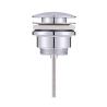 Buy cheap Unslotted Bathroom Sink Drain Click Clack Chrome Bathroom Sink Pop Up Drain from wholesalers
