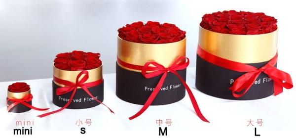 Preserved flowers gift boxes luxury gift preserved roses round box flower gift