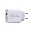 Buy cheap 5V 4A QC3.0 Dual USB Plug Adapter PD 20W Quick Charge Plug from wholesalers