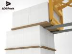 economical HDPE 0.8mm Plastic Palletizing Slip Sheets for Warehouse transportati