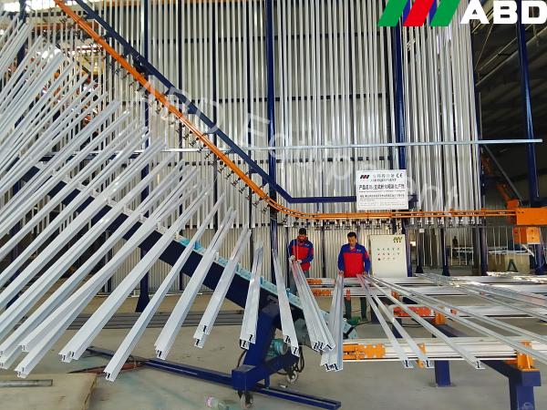 Buy cheap Gas Heating Powder Coating Production Line For Aluminium Profiles from wholesalers