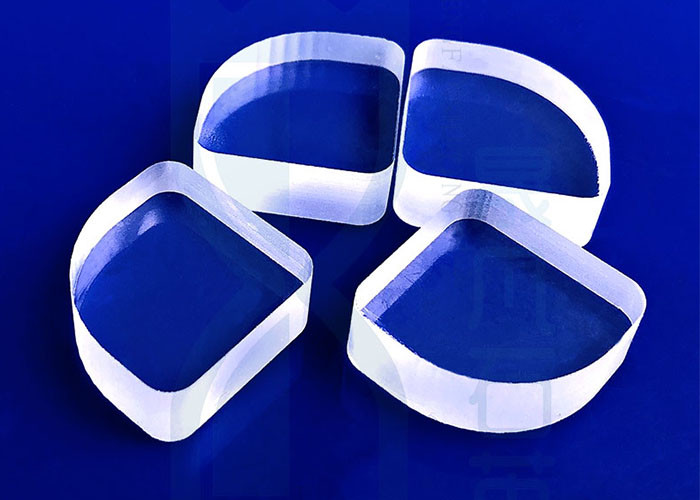 Transparent Fused Quartz Plate With Laser Drill Holes