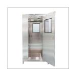 Double People Laboratory Air Shower Room Coated Steel Manual Cleanroom Door