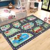 Buy cheap Crystal Velvet Kindergarten Children Playroom Rug Parking Lot Mat Crawling Carpet from wholesalers
