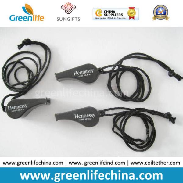 Buy cheap Customized Safety Promotional Whistle W/Round Cord Lanyard for Alerting from wholesalers