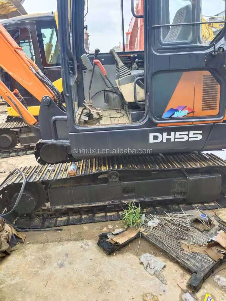 mini used crawler digging machine doosan dx55/secodn hand high quality excavator doosan dx55