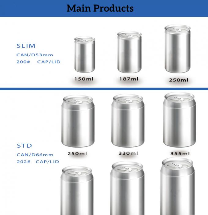 Stackable Aluminum Beer Can With Pull Tab Lid Silver / Customize