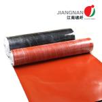 Heat Resistant Silicone Coated Fiberglass Fabric Smooth Surface High Heat