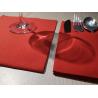 Buy cheap Red Airlaid Luxury Paper Napkin Indulge Delicate And Soft Napkins 40cm×40cm from wholesalers
