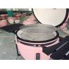 Buy cheap Charcoal 22 Inch Pink Ceramic Kamado Grills BBQ Bamboo Handlle from wholesalers