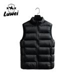 Cotton Cold Weather Vest Zipper Utility Oversized Slim Fit Outerwear
