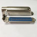 57 CN Series Female 50 Pin Centronics Connector Solder Type With 90 Degree Cable