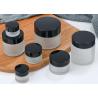 Buy cheap SGS OEM 50ml Cosmetic Jars Empty Face Cream Containers Black Gold Lids from wholesalers