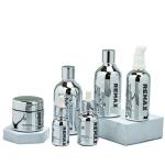 Silver-Plated 60g 100ml 120ml 150ml Empty Modern Style Glass Cosmetics Packaging