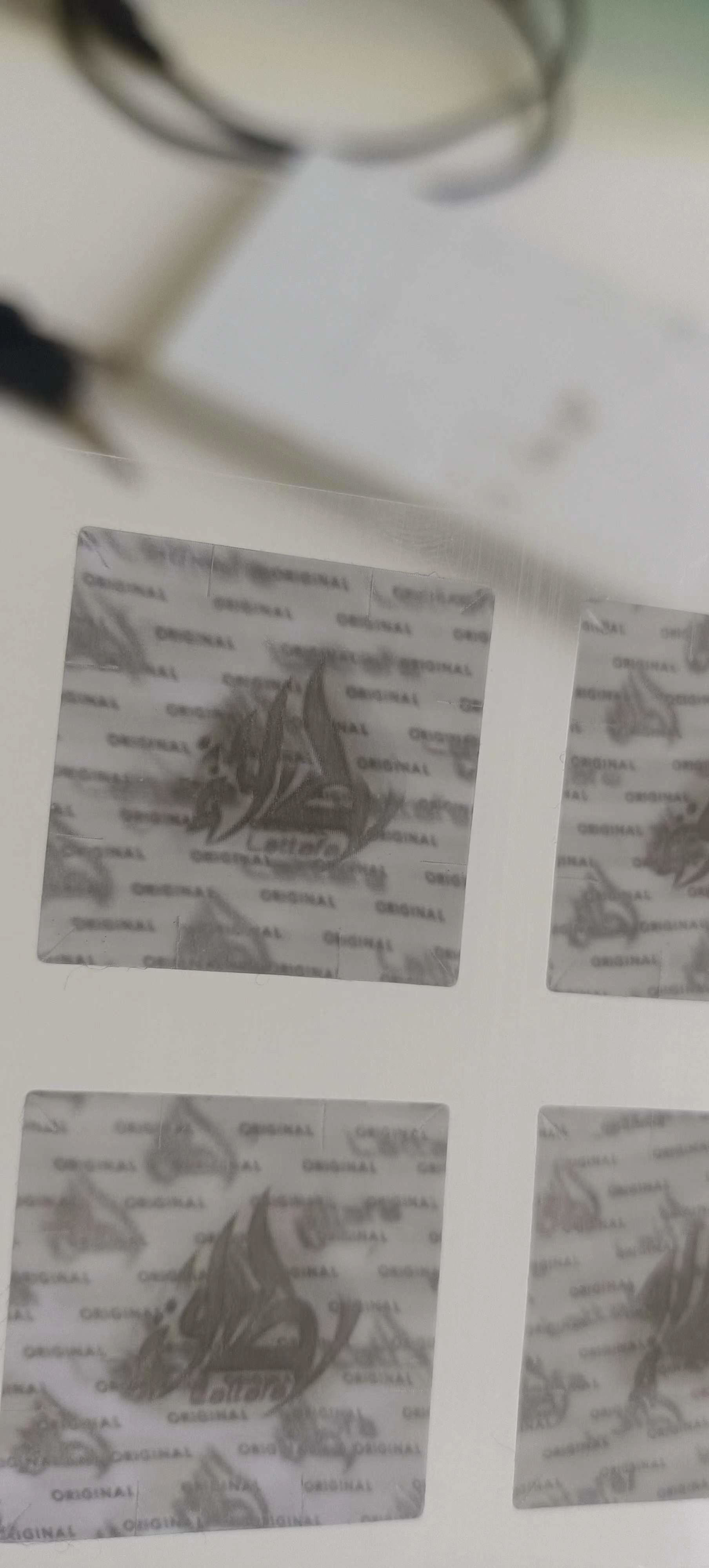 Custom 3D Security Holographic Lenticular Stickers for Micron Nano Label Dynamic