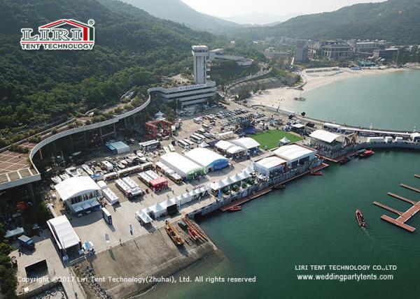 Buy cheap High Security Sport Event Tents PVC Sidewall And ABS Wall For Yaching Race from wholesalers
