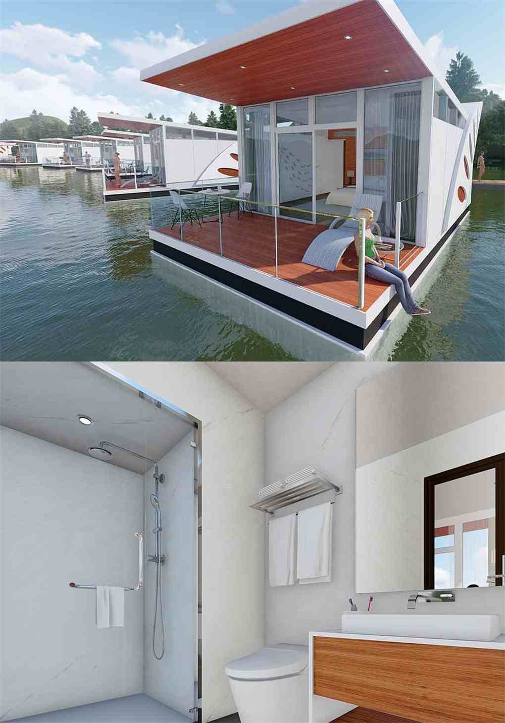 Flamboyant Luxury Prefab House Earthquake Proof Prefabricated Wooden Homes